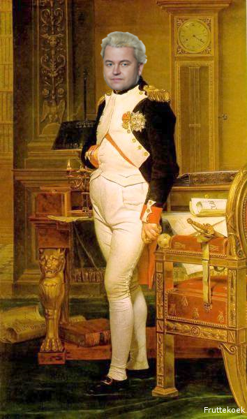 Geert Wilders als Napoleon Bonaparte